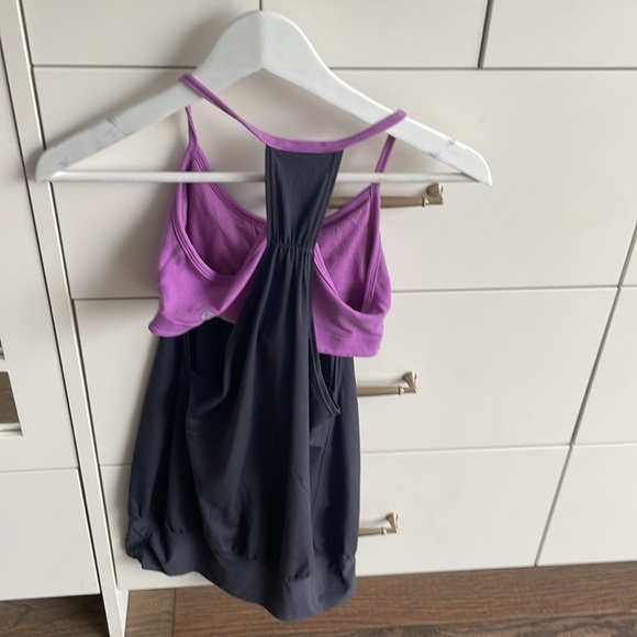 Purple lululemon connected bra and top - Picture 2 of 3